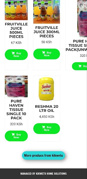 KikwetuMart Screenshot 1