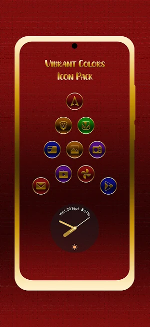 Vibrant Colors Icon Pack Screenshot 1