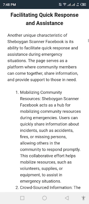 Sheboygan Scanner Screenshot 2