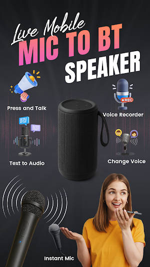 Live Mobile Mic to BT Speaker Screenshot 0