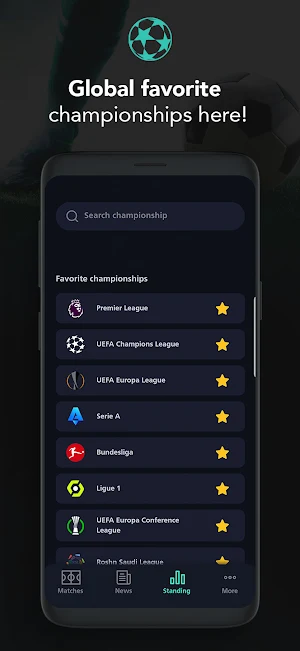 Kick Master - Live Scores Screenshot 2