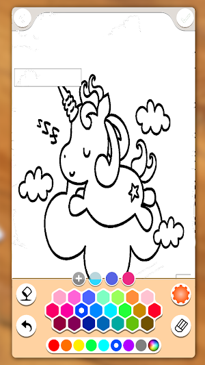 Unicorn Chibi-Coloring Game Screenshot 3