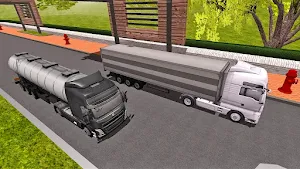 Real Cargo Truck Parking Game Screenshot 1