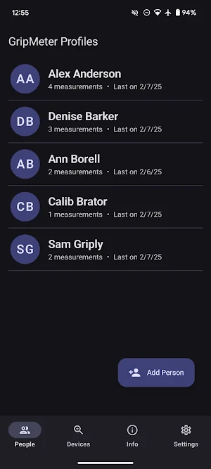 GripMeter Physio Screenshot 0