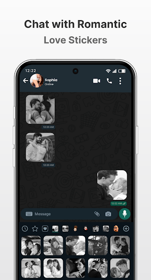 Romantic Stickers: WA Sticker Screenshot 0