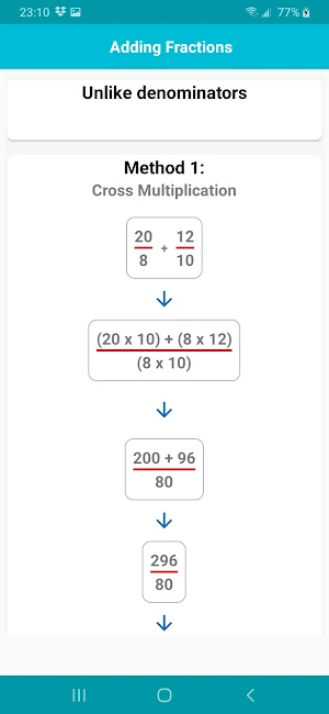 FraccionMath - Fractions Screenshot 3