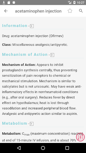 Oncology Nursing Drug Handbook Screenshot 2