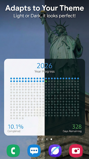 Year Progress: Widget Screenshot 1