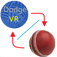 Combo:dodge & cricket ball