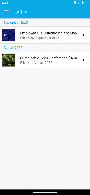 HN Events Screenshot 1