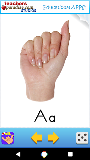 ASL American Sign Language Fingerspelling Game Screenshot 1