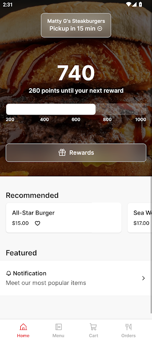 Matty G's Steakburgers Screenshot 0