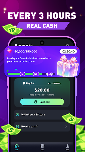 Cash Bubble: Earn Real Money Screenshot 2