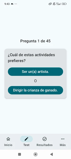 Test Vocacional Screenshot 2