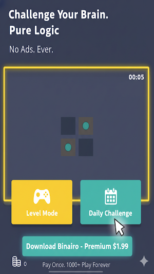 Binary Puzzle Plus Screenshot 0