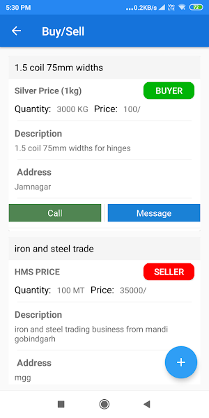 Steel Market Alerts Screenshot 2