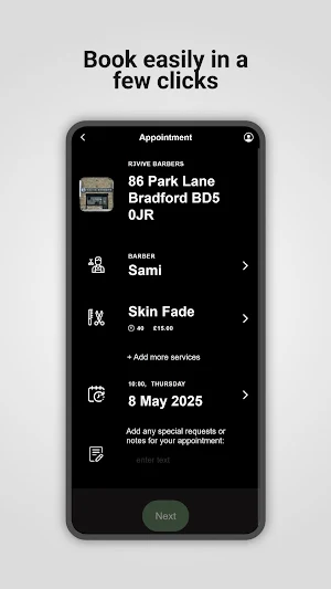 R3VIVE BARBERS Screenshot 2