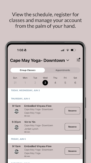 Cape May Yoga Screenshot 2