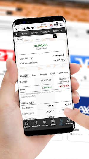 ONLINELIGA.ch Online Fußballmeisterschaft Schweiz Screenshot 2