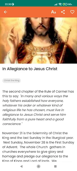 Carmelite Sister Reflections Screenshot 2