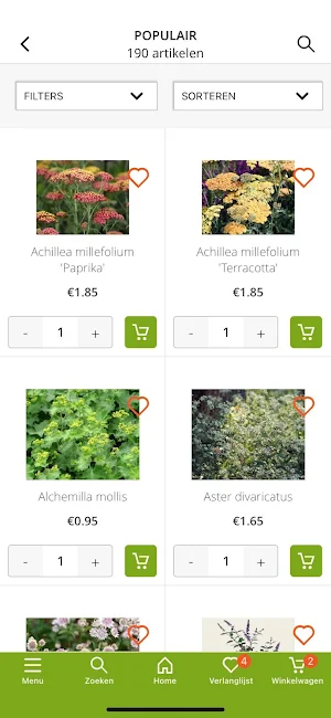 Tuinplantenwinkel Screenshot 1