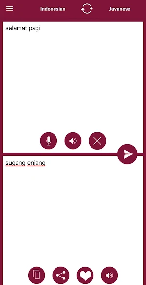 Javanese-Indonesian Translator Screenshot 1