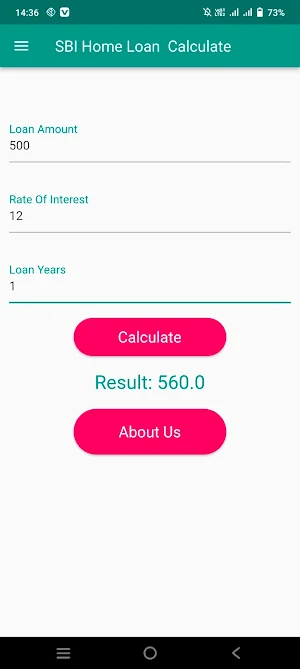 SBI Home Loan Calculator Screenshot 3