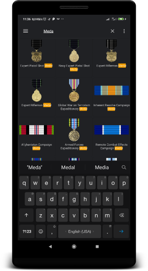 US Forces awards Screenshot 2