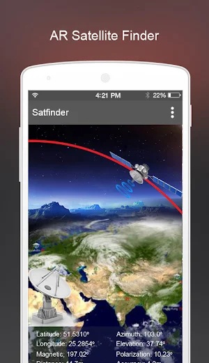Satellite Finder (Dish Pointer with Compass) Screenshot 0