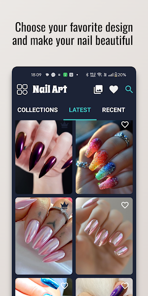 Chrome Crush Nail Design Screenshot 2