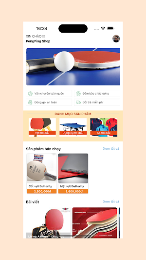 PongPing Shop Screenshot 3