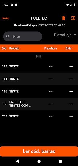 Fueltec Inventário Screenshot 0