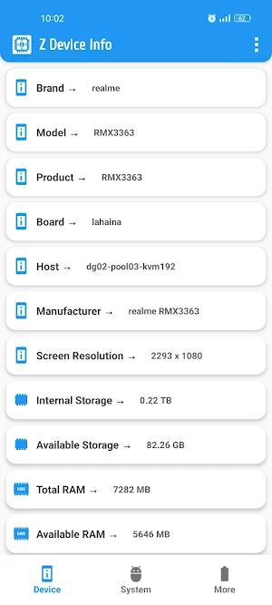 Device Info - System & HW Info Screenshot 0