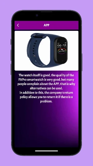 Smart Barcelet Fitpro Guide Screenshot 1