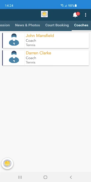 Woodbridge Tennis Club Screenshot 2