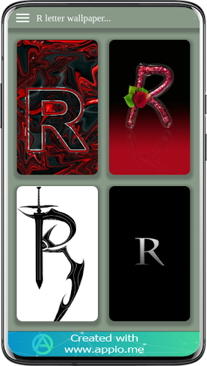 R Letter Wallpaper Images 3D Screenshot 0