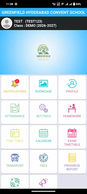 GREENFIELD HYDERABAD CONVENT Screenshot 1