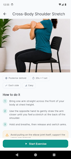 NeckReset: Neck Pain Stretches Screenshot 2