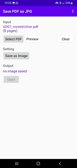 Save PDF As JPG Image Screenshot 3