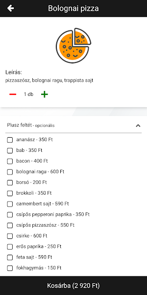 Somlyó Étterem és Pizzéria Screenshot 2