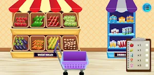 Supermarket Shopping Game Screenshot 1