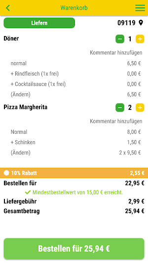 Siegmar Pizza Kebab Haus Screenshot 1