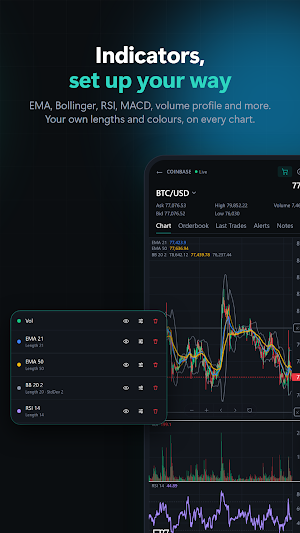 TabMira: Crypto Trade Terminal Screenshot 2