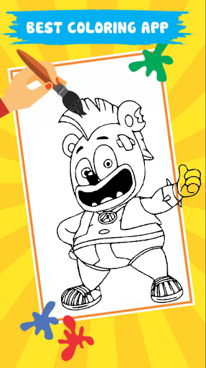 Gummy Bear Coloring Screenshot 2