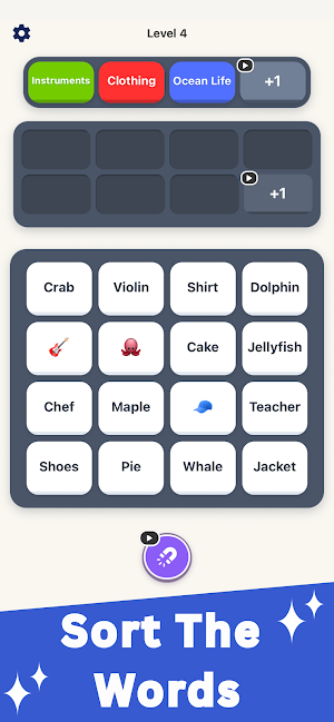 Sort The Words! Screenshot 0