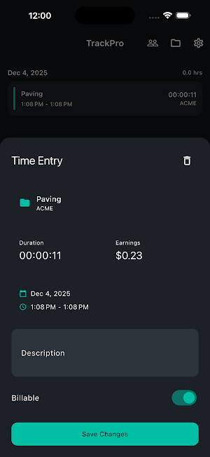 PG TrackPro Screenshot 1