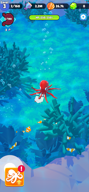 Octopus: Idle Survival Game Screenshot 3