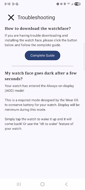 Gratitude Watch Face Screenshot 1