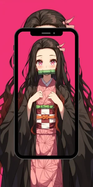 Nezuko Cute Kamado Wallpaper Screenshot 0