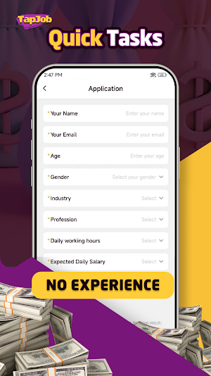 Tap Job: Online Job Earn Screenshot 2